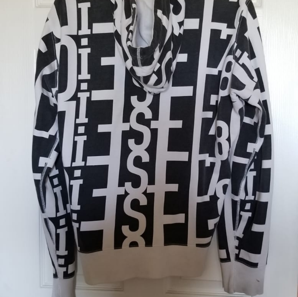 Large men's diesel hoodie